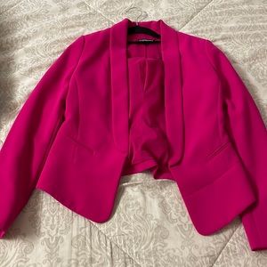 Express magenta blazer size 2